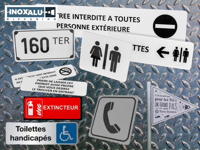 Exemples de plaques signalétiques